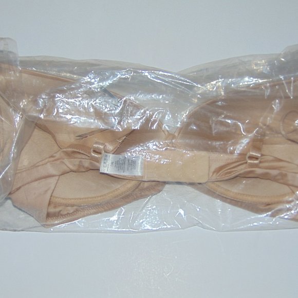 Charmo Beige Wireless Demi Bra Size 36C - Picture 2 of 2